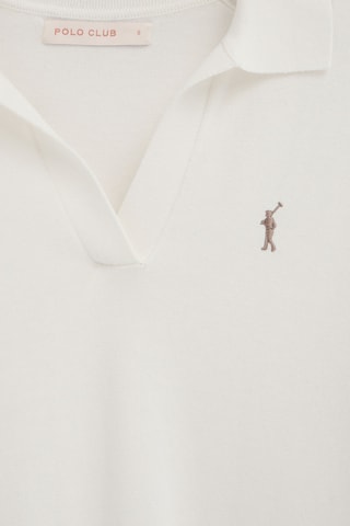 Polo regular - Écru