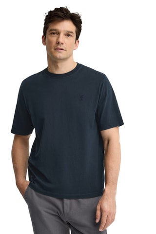 T-shirt Loose - Marineblauw