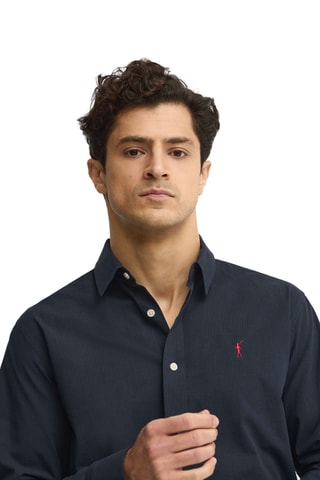 Chemise regular - Bleu marine