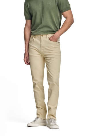 Pantalon regular - Beige