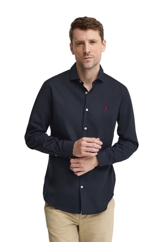 Chemise slim - Bleu marine