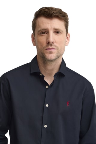 Chemise slim - Bleu marine