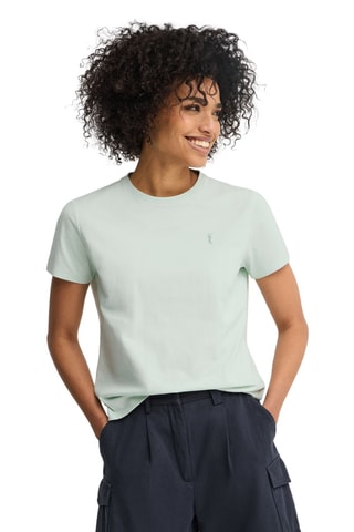 T-shirt Regular - Zeegroen