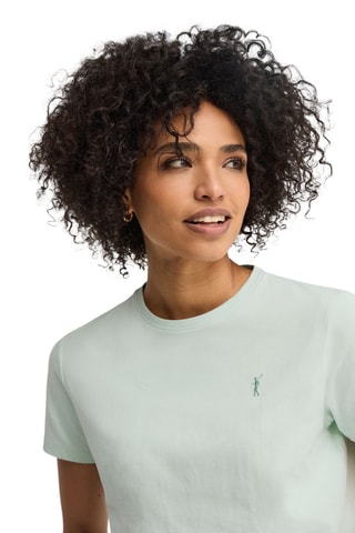 T-shirt Regular - Zeegroen