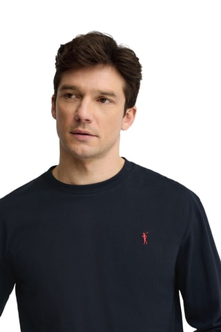 T-shirt Regular - Marineblauw