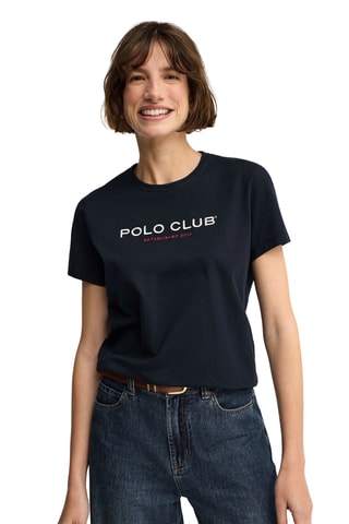 T-shirt Slim - Marineblauw