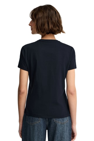 T-shirt Slim - Marineblauw