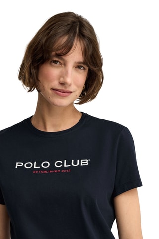 T-shirt Slim - Marineblauw