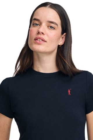 T-shirt Slim Fit - Blauw