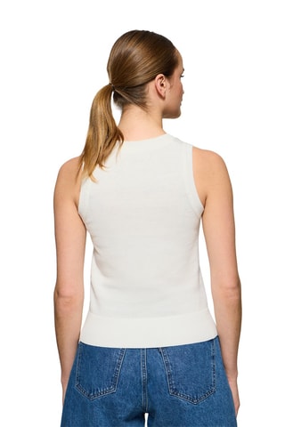 Pull sans manches - Écru