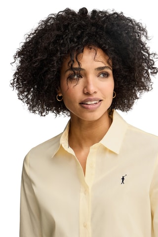 Blouse Slim Fit - Lichtgeel