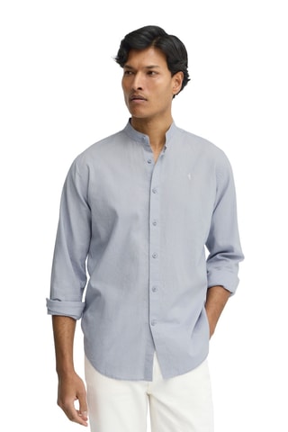 Chemise regular en lin - Bleu clair