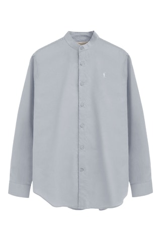 Chemise regular en lin - Bleu clair