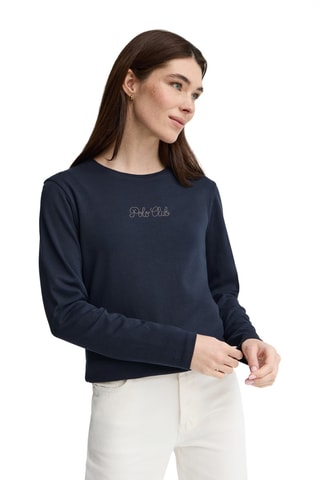 T-shirt Regular - Marineblauw