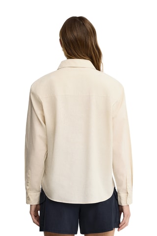 Linnen Blouse Loose - Beige