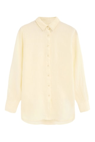Linnen Blouse Relaxed - Lichtgeel