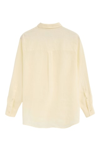 Linnen Blouse Relaxed - Lichtgeel
