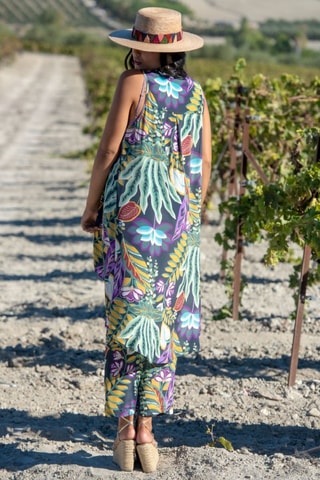 Gilet in seta - Viola