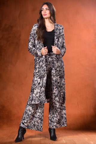 Cardigan lungo - Nero