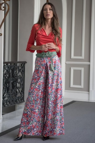 Pantaloni palazzo - Viola