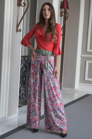 Pantaloni palazzo - Viola