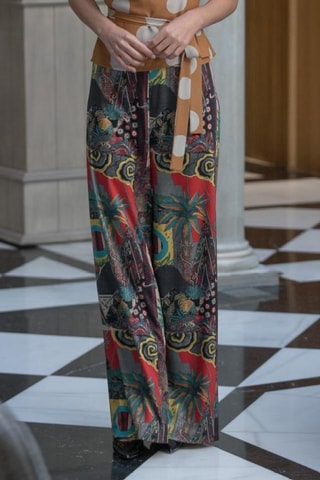 Pantaloni wide legs - Multicolore