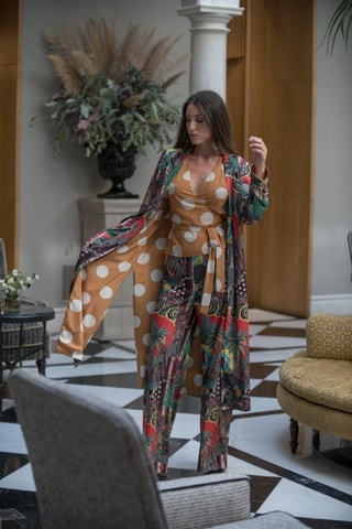 Pantaloni wide legs - Multicolore