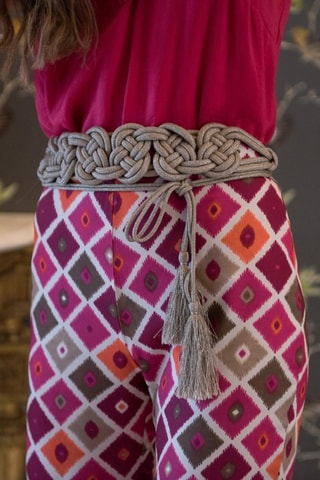 Pantaloni flare - Fucsia