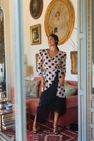 Abito a portafoglio - Beige