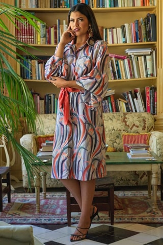 Abito a camicia - Beige