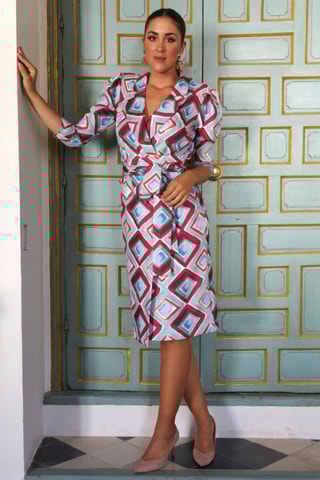 Abito a portafoglio - Rosso