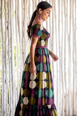 Robe longue - Vert