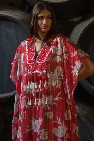 Abito a tunica - Rosso