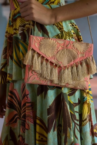 Abito con volant - Verde