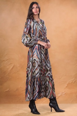 Abito lungo - Multicolore