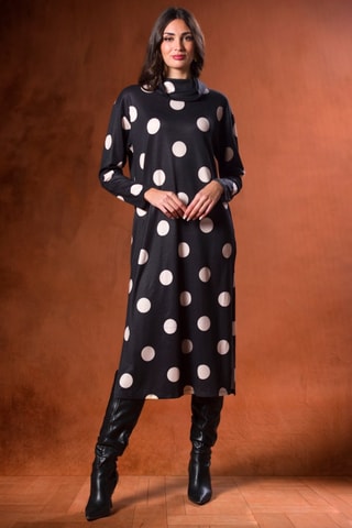 Abito taglio dritto - Nero