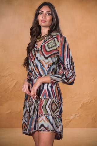 Robe patineuse - Multicolore