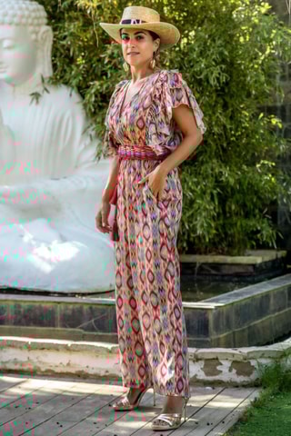 Tuta in seta - Multicolore