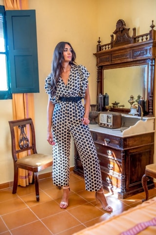 Tuta in seta - Bianco