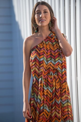 Tuta in seta - Arancione