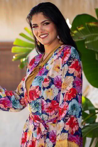 Giacca in seta - Multicolore