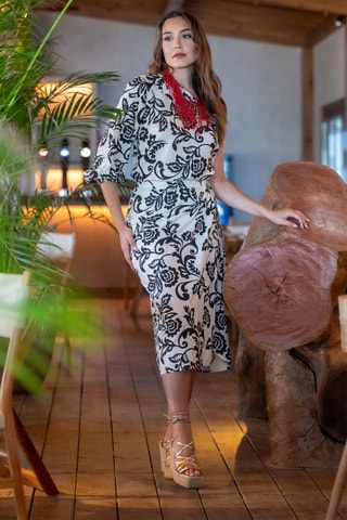 Gonna midi asimmetrica - Bianco