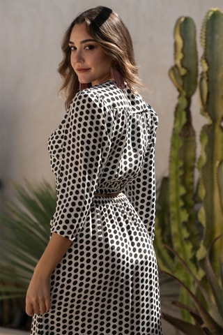 Top in seta - Bianco