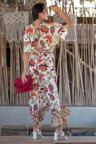 Tuta in seta - Bianco