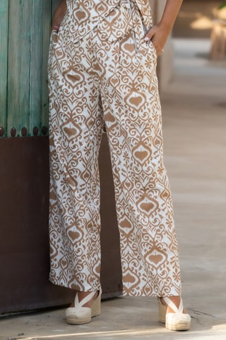 Pantaloni loose - Marrone