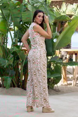 Pantaloni loose - Marrone