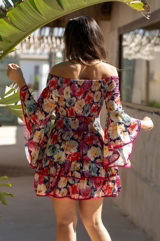 Abito in seta - Multicolore