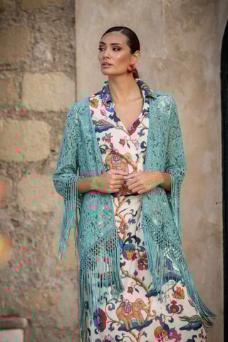 Cardigan - Verde acqua