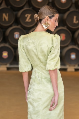 Abito taglio dritto - Verde chiaro