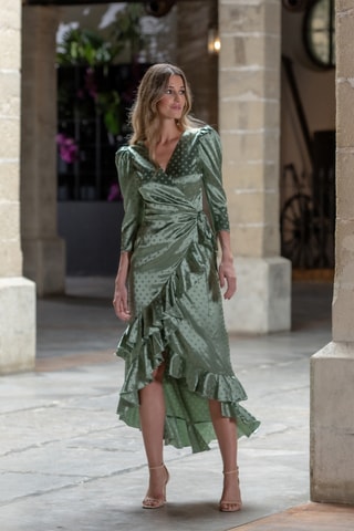 Abito a portafoglio - Verde